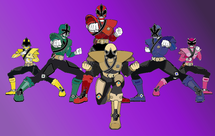 Mega Mode Power Rangers Samurai Red Ranger Mega Mode