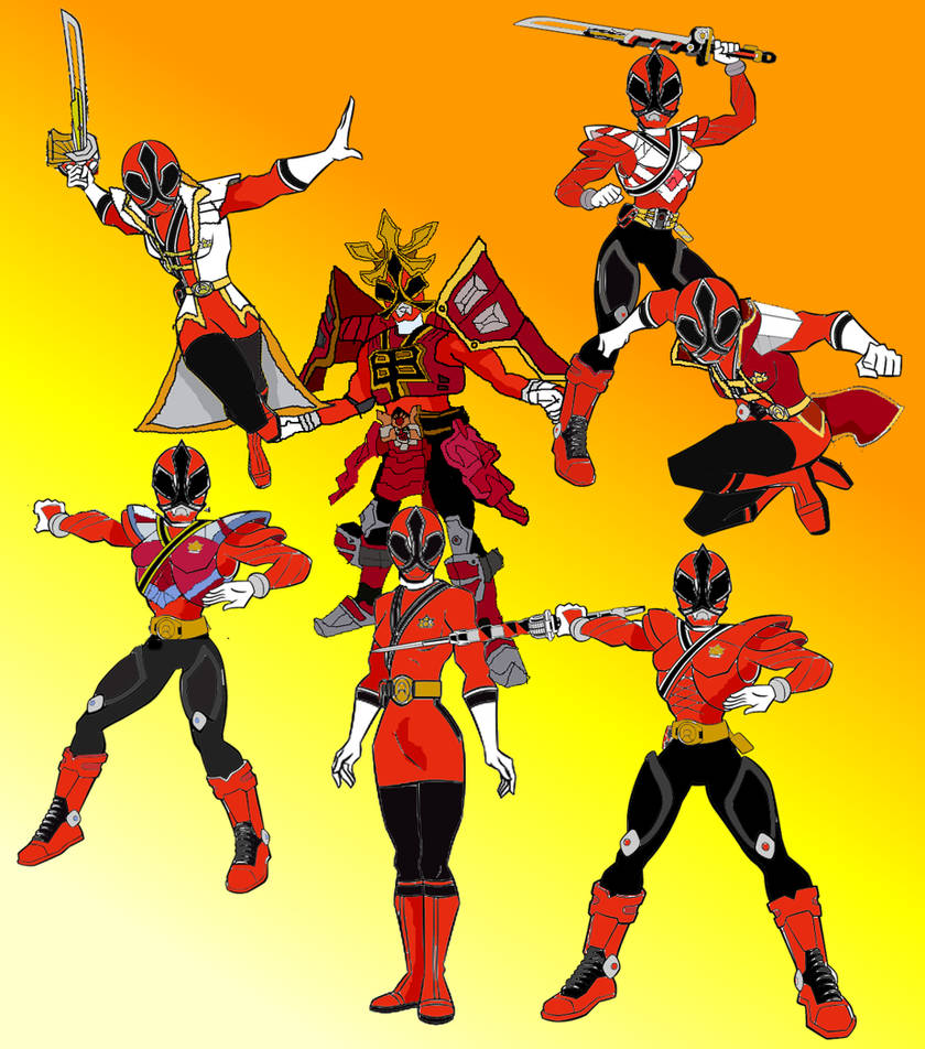 Girl Red Samurai Ranger by LavenderRanger on DeviantArt