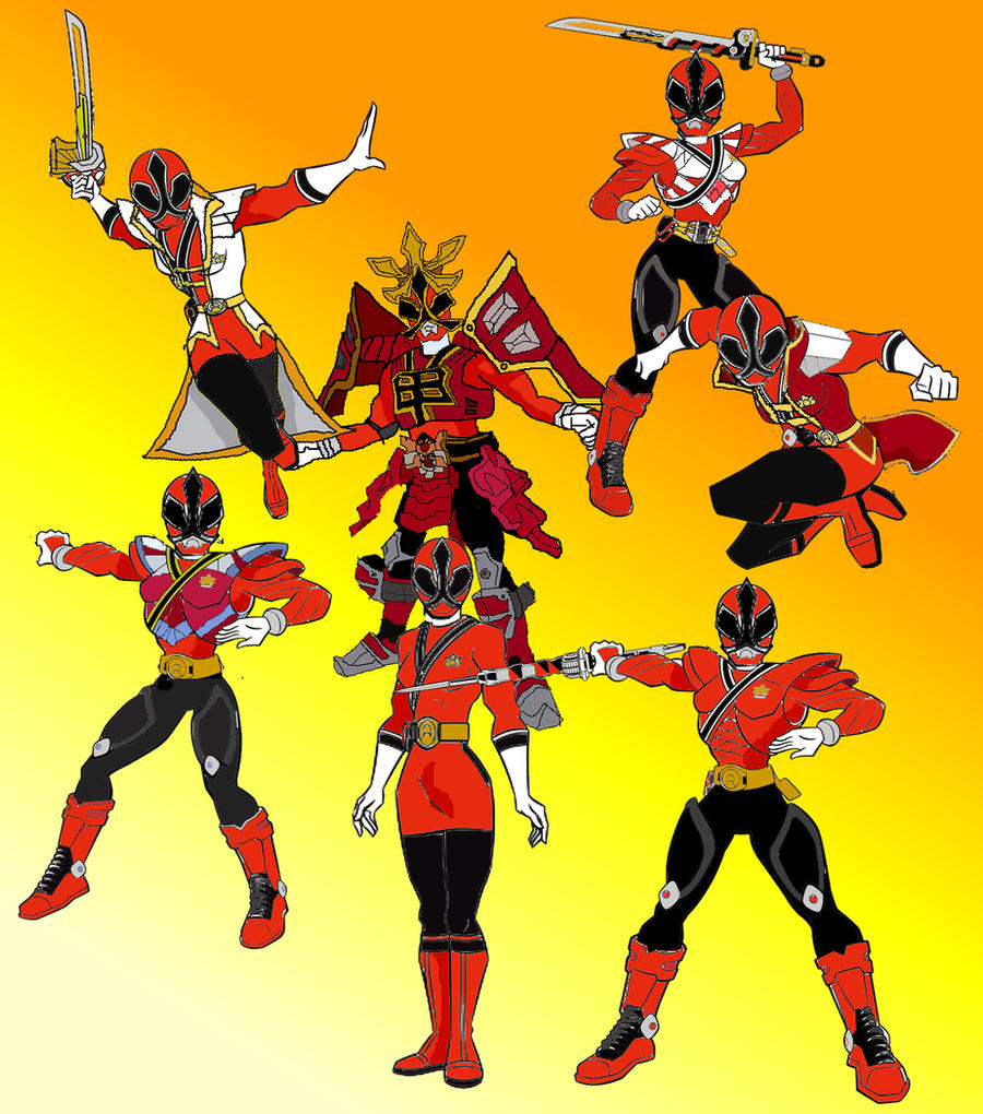 Girl Red Samurai Ranger by LavenderRanger on DeviantArt