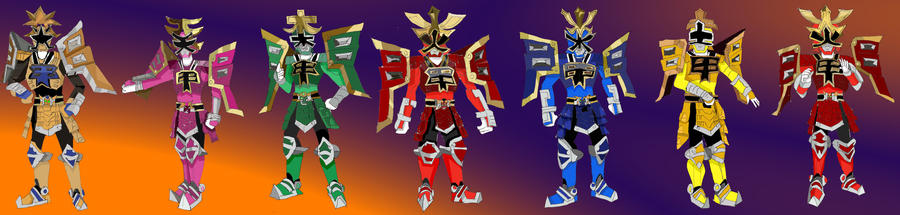 Power Rangers Samurai Gold Ranger Shogun Mode