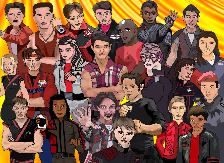 All Red Rangers by LavenderRanger on DeviantArt