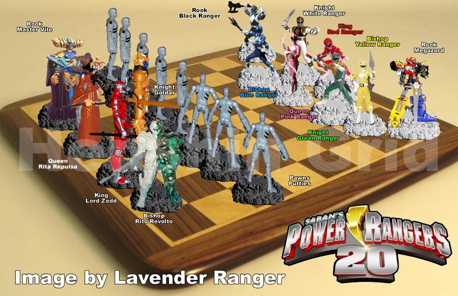 Power Rangers Chess by LavenderRanger on DeviantArt
