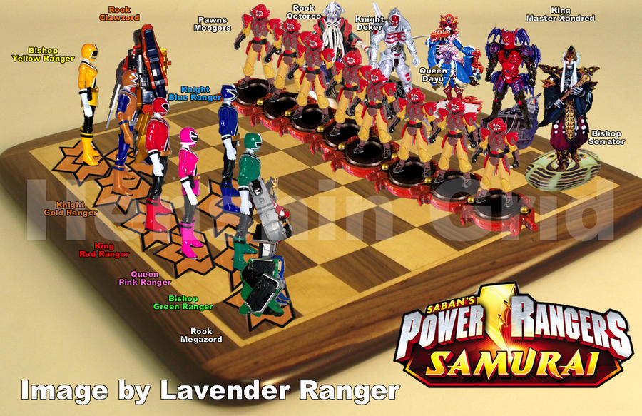 Power Rangers Samurai Chess by LavenderRanger on DeviantArt