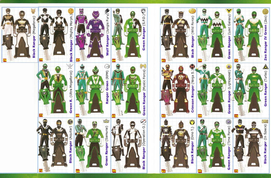 Power Rangers SUPER Megaforce Keys -Green by LavenderRanger on DeviantArt
