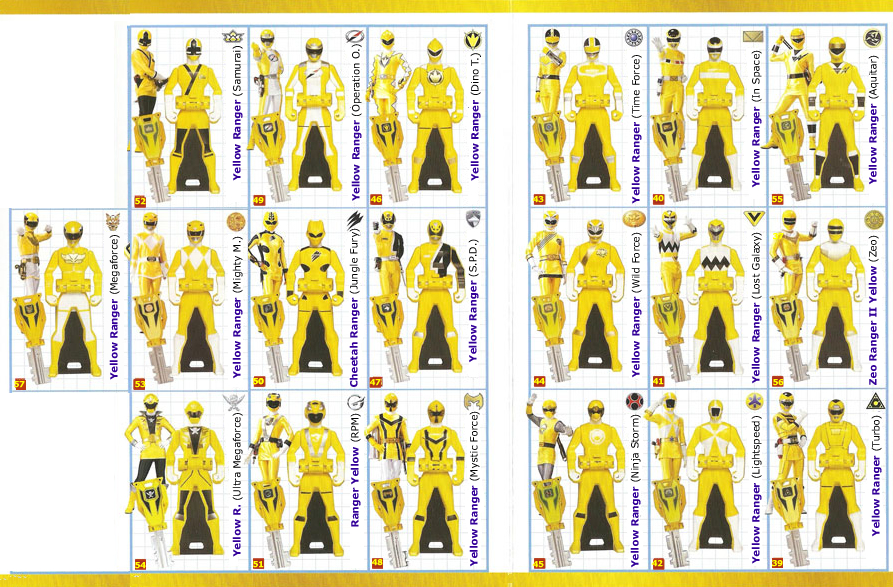 Power Rangers SUPER Megaforce Keys - Yellow by LavenderRanger on DeviantArt