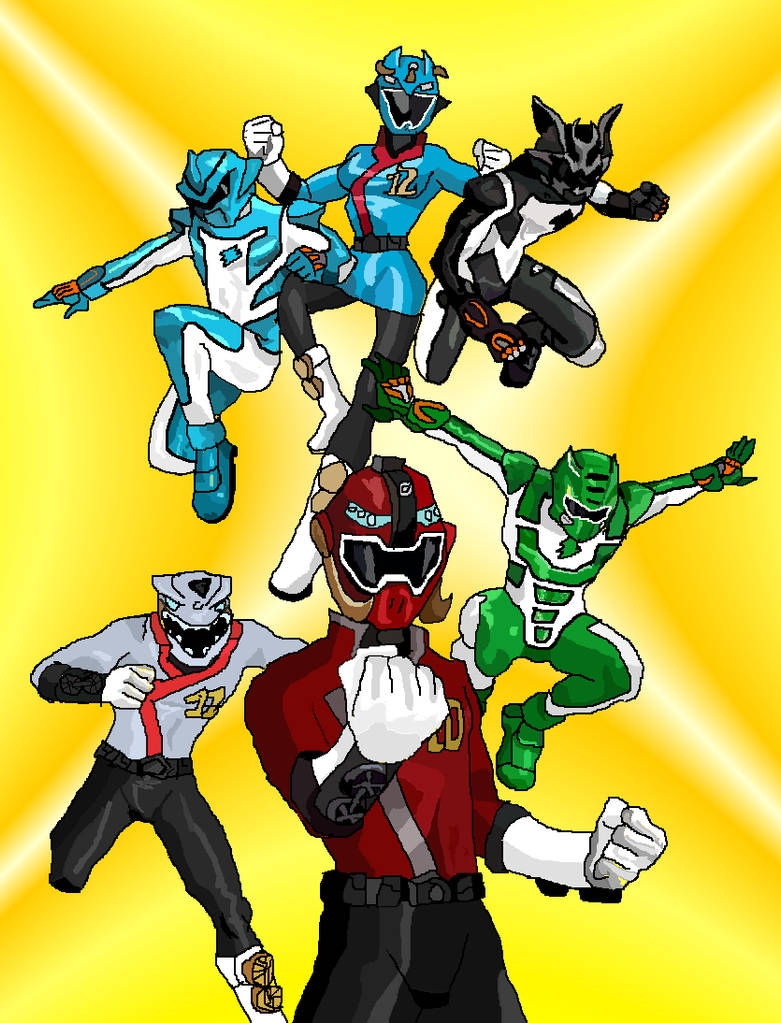 Spirit Rangers and Paleomax Rangers by LavenderRanger on DeviantArt