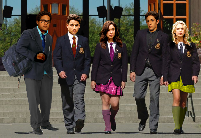 What IF the Megaforce Rangers had school uniforms?