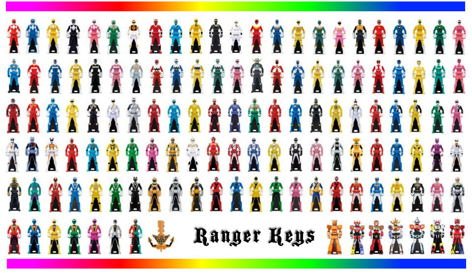 Power Rangers Ranger Keys by LavenderRanger on DeviantArt