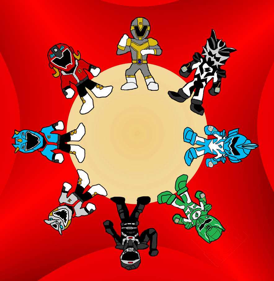 Chibi USA-only Power Rangers by LavenderRanger on DeviantArt