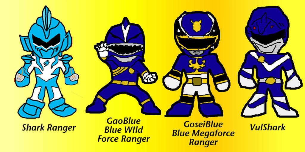 Vul Shark Ranger Chibi Shark Rangers by LavenderRanger on DeviantArt