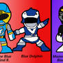 Chibi Dolphin and Mammoth Rangers