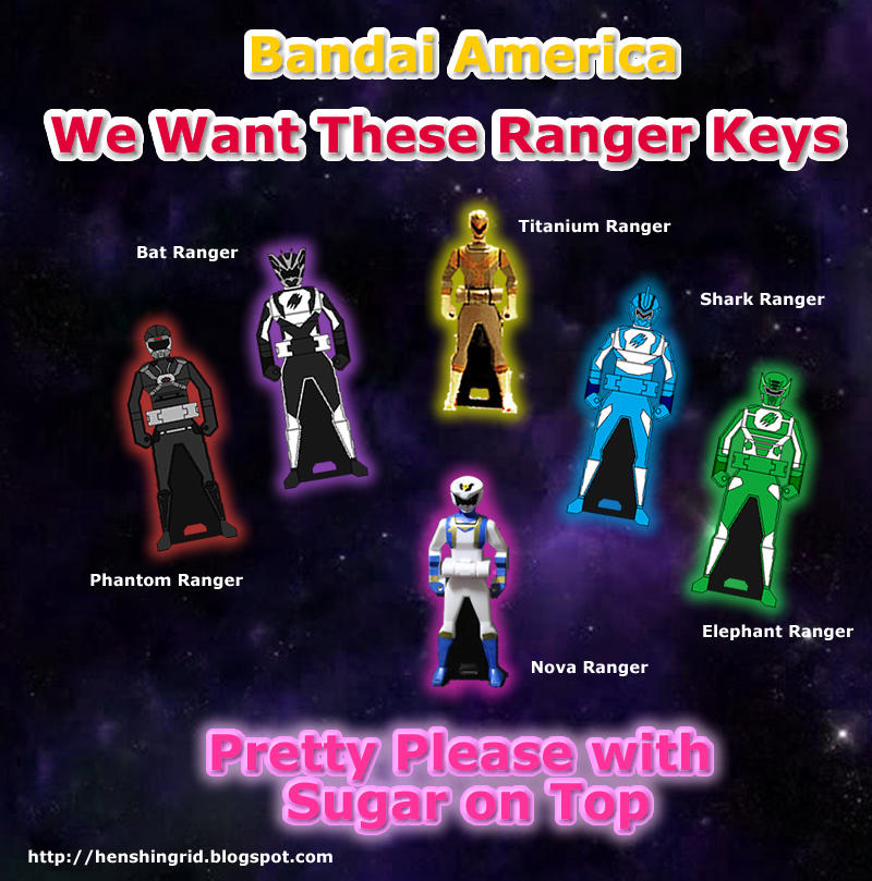 Female Titanium Ranger We Want Titanium Ranger and other Keys by LavenderRanger on DeviantArt