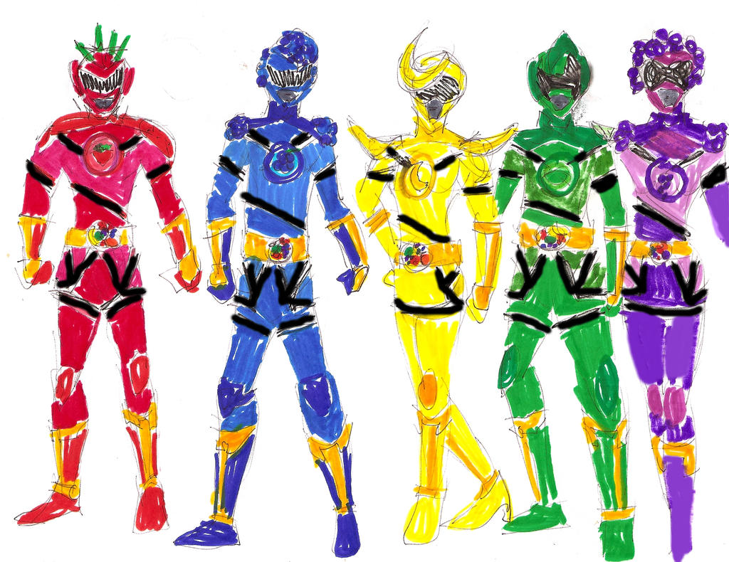 Fruit Rangers by LavenderRanger on DeviantArt