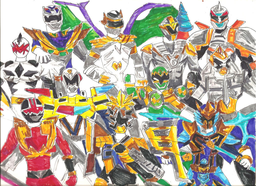 Sixth Ranger Battlizers by LavenderRanger on DeviantArt