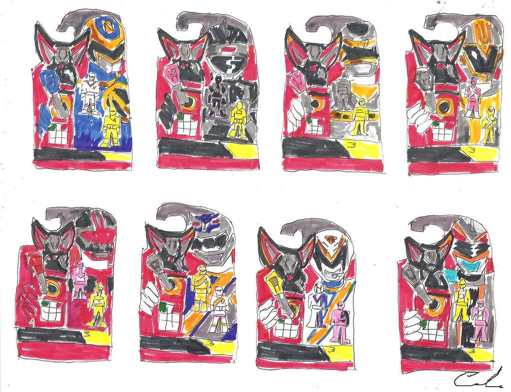 My Dream/Realistic Sixth Ranger Key Packs 2 by LavenderRanger on DeviantArt