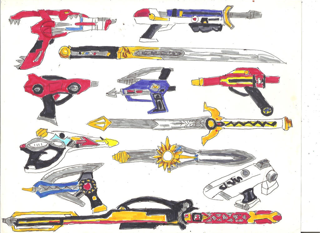 Power Rangers Sidearms 1 by LavenderRanger on DeviantArt
