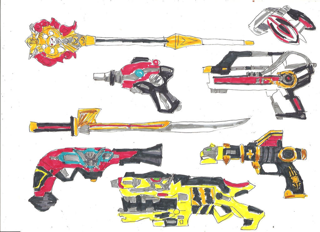 Power Rangers Sidearms 2 by LavenderRanger on DeviantArt