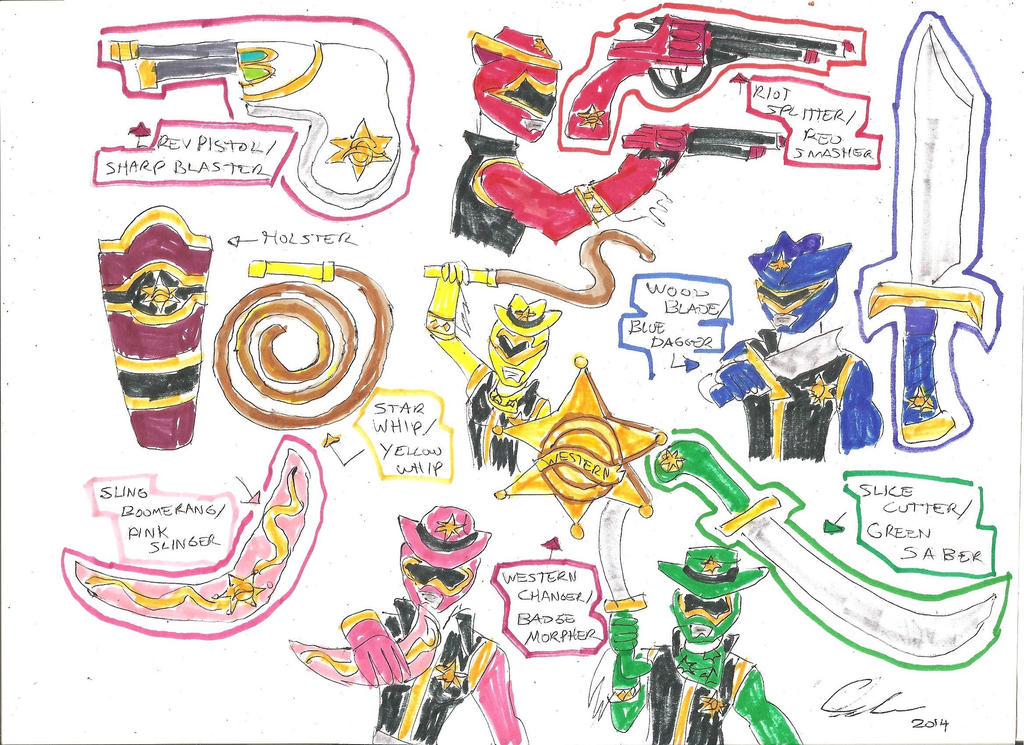 Western Ranger Weapons by LavenderRanger on DeviantArt