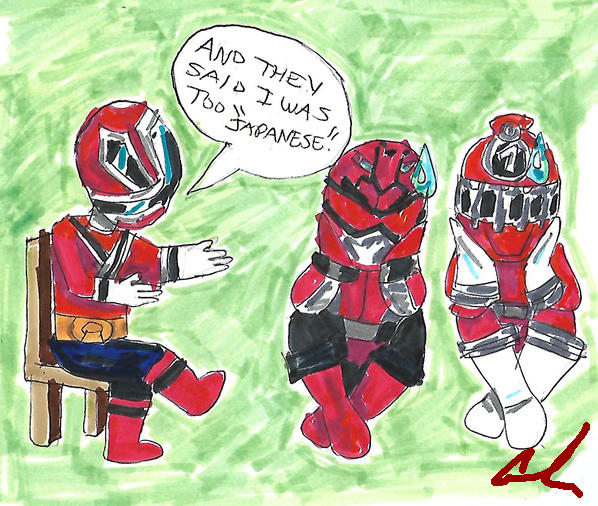 Samurai-Go-Busters-Toqger Comic by LavenderRanger on DeviantArt
