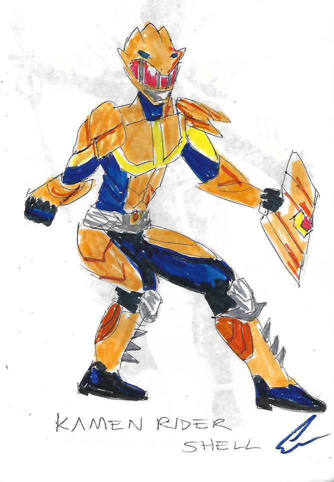 The Rainbow Rider Shell Kamen Rider Shell by LavenderRanger on DeviantArt