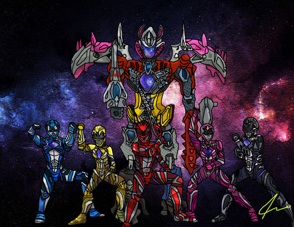 Power Ranger 2017 Deviantart Power Rangers 2017 with MMPR poses by LavenderRanger on DeviantArt