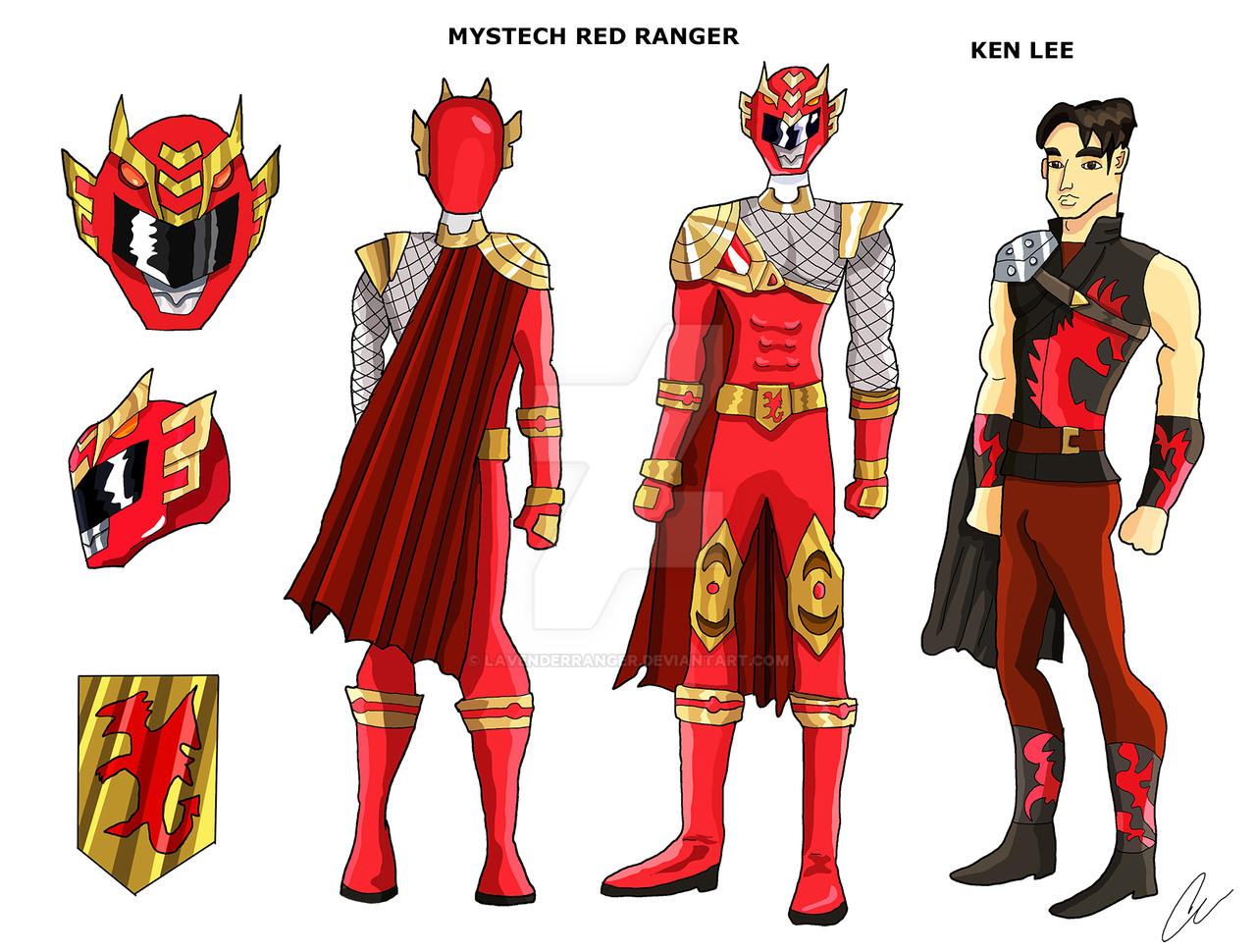 Mythos Red Ranger Mystech Red Ranger by LavenderRanger on DeviantArt