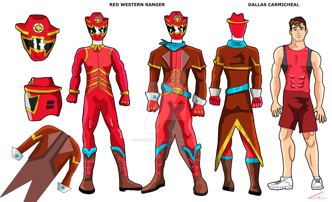 Red Western Ranger by LavenderRanger on DeviantArt