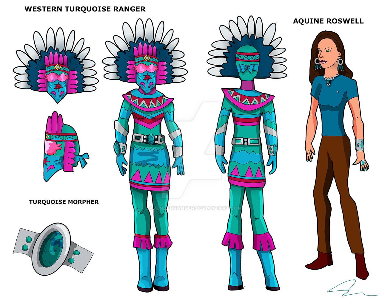Turquoise Western Ranger by LavenderRanger on DeviantArt
