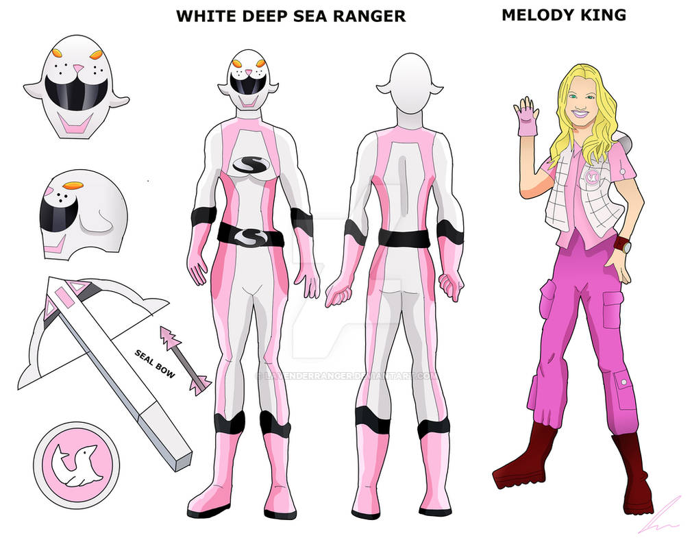 White Deep Sea Ranger by LavenderRanger on DeviantArt