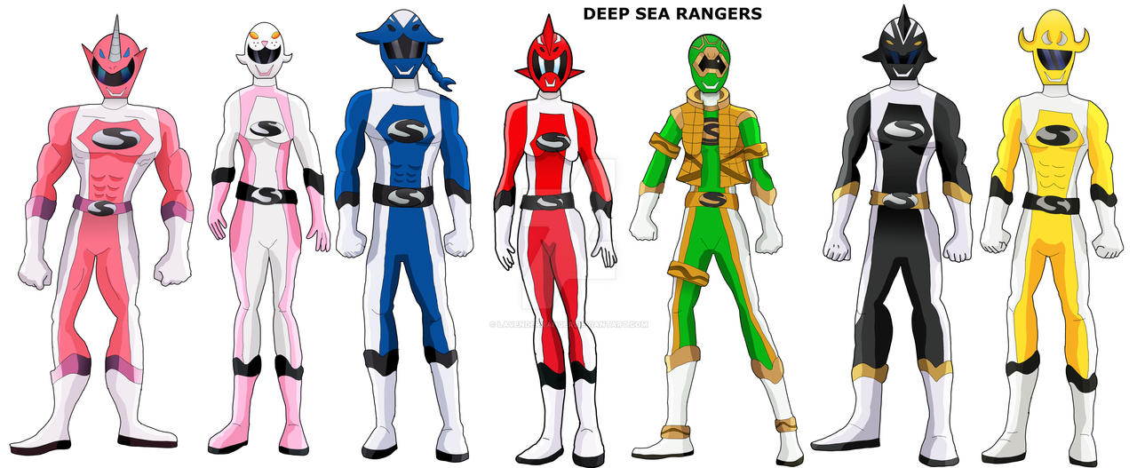 Ocean Ranger Team Deviantart Deep Sea Rangers by LavenderRanger on DeviantArt