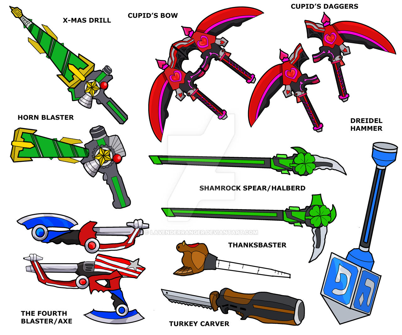 Kamen Rider Holiday Weapons 2 by LavenderRanger on DeviantArt