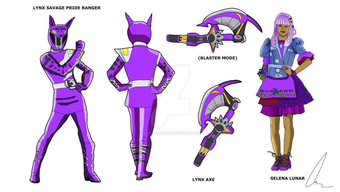 Lynx Savage Pride Ranger by LavenderRanger on DeviantArt