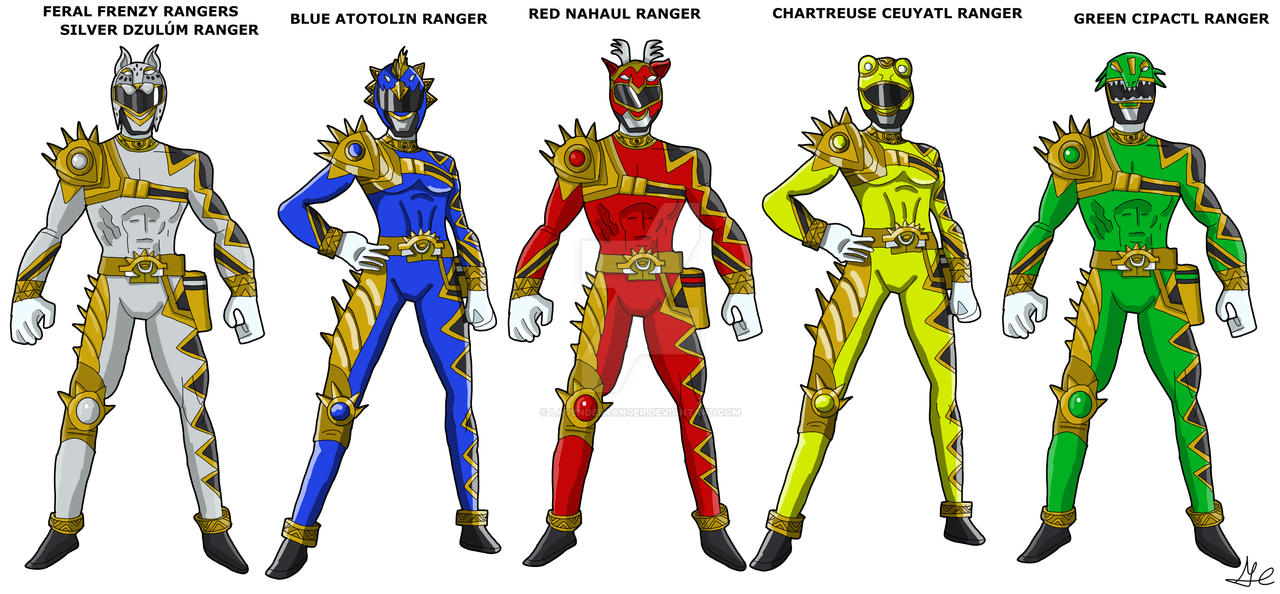 Feral Frenzy Rangers by LavenderRanger on DeviantArt