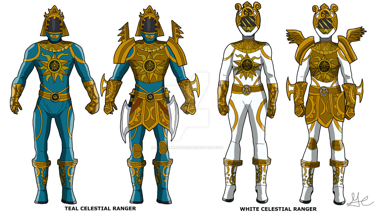 Celestial Rangers - Teal and White by LavenderRanger on DeviantArt
