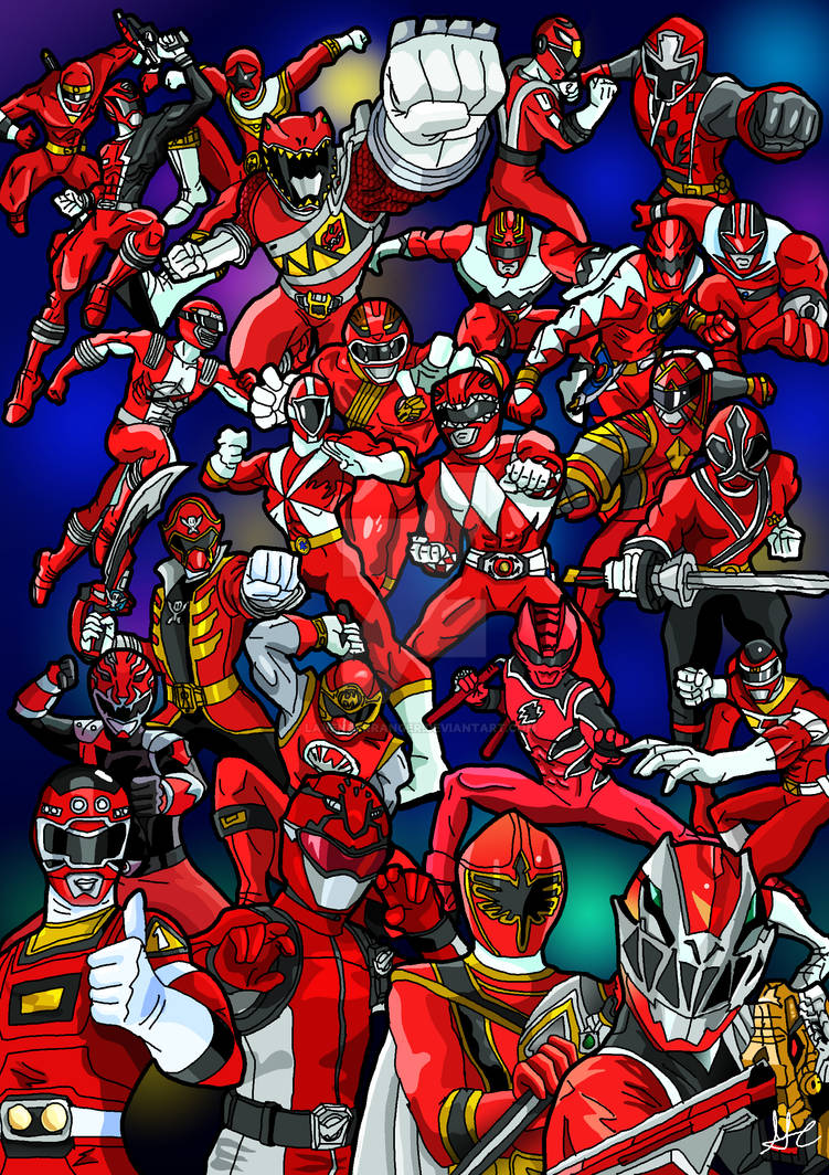Red Rangers 2021 by LavenderRanger on DeviantArt