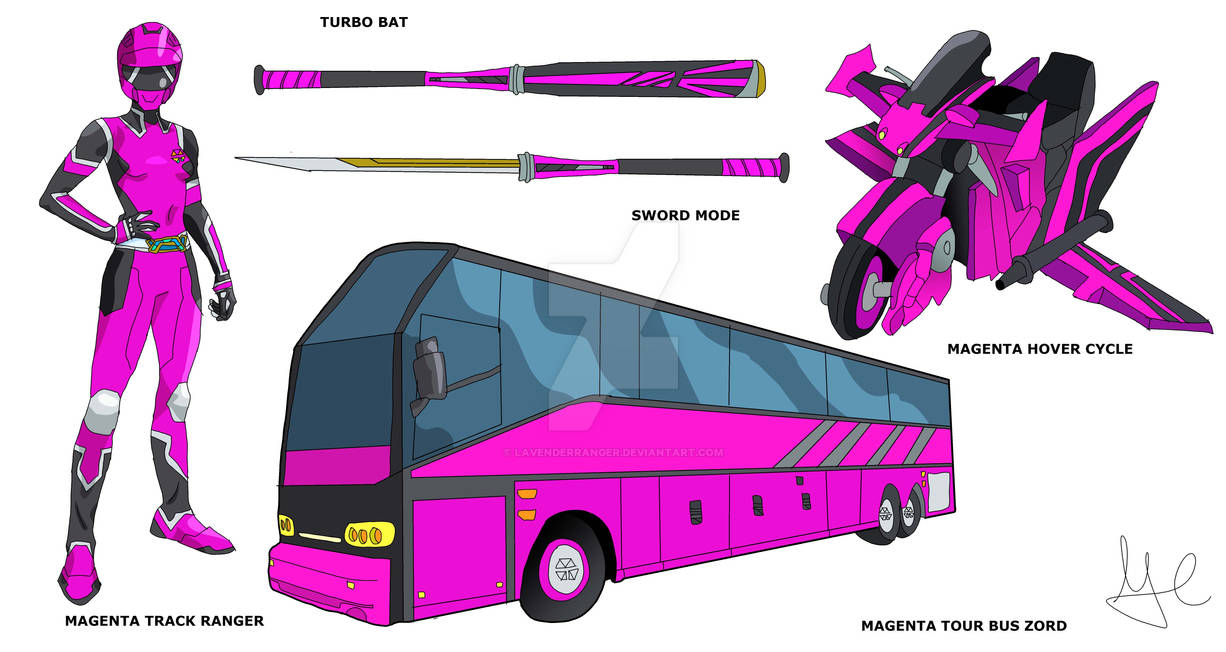 Track Rangers - Magenta by LavenderRanger on DeviantArt