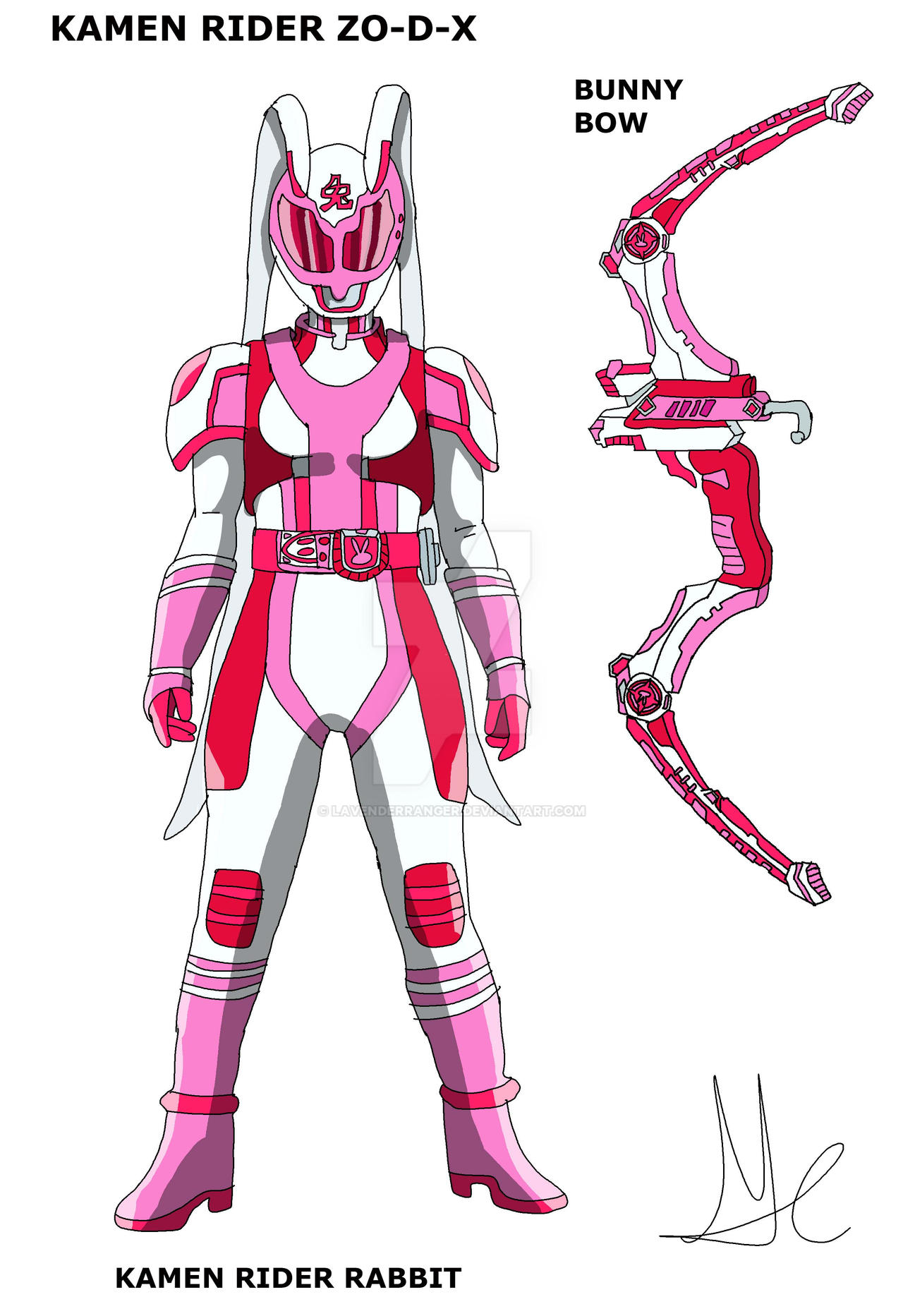 Kamen Rider Zo-DX: Kamen Rider Rabbit by LavenderRanger on DeviantArt