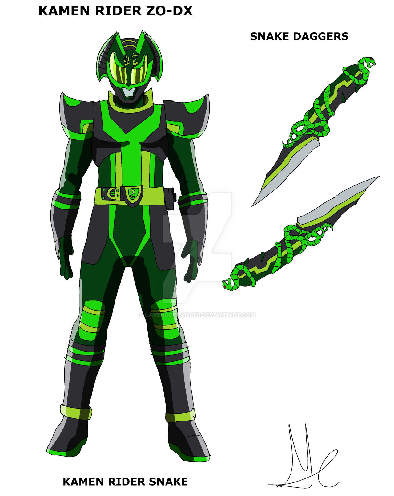 Kamen Rider Zo-DX: Kamen Rider Snake by LavenderRanger on DeviantArt