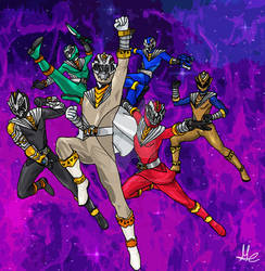 Power Rangers Cosmic Fury by LavenderRanger