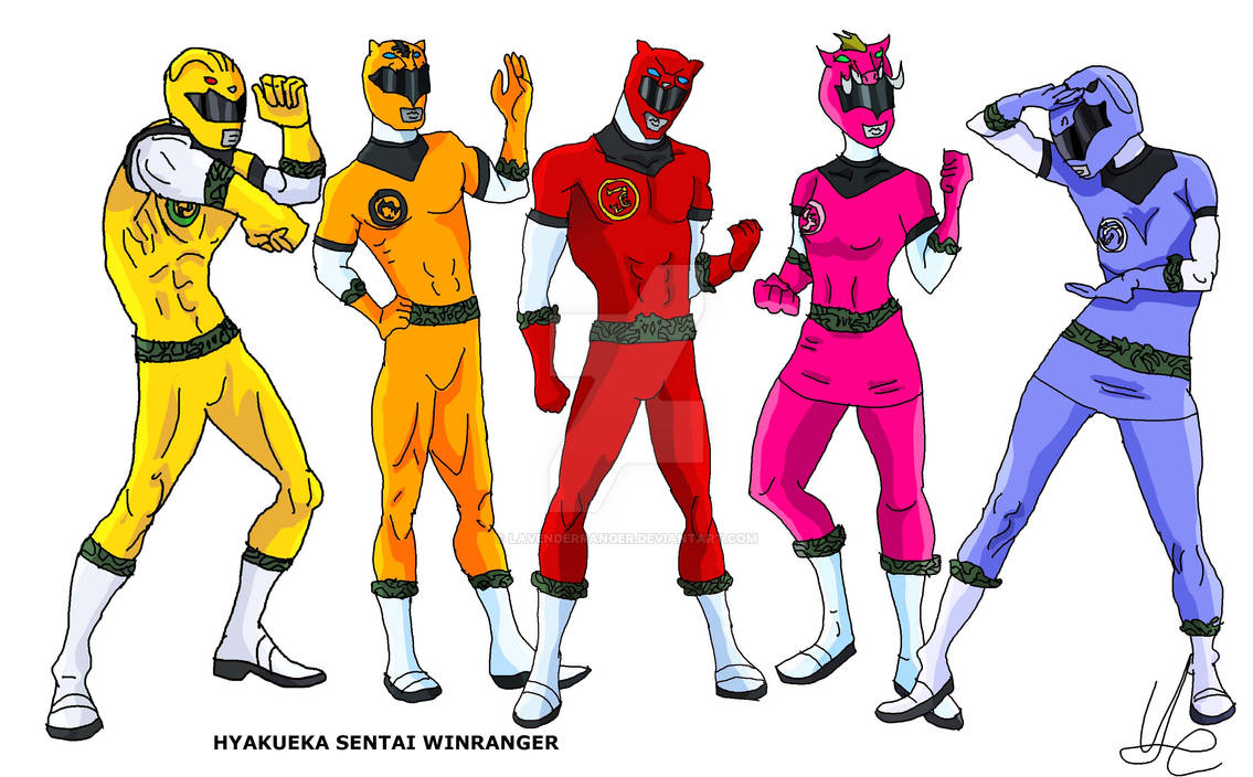 Hyakueka Sentai Winrager by LavenderRanger on DeviantArt