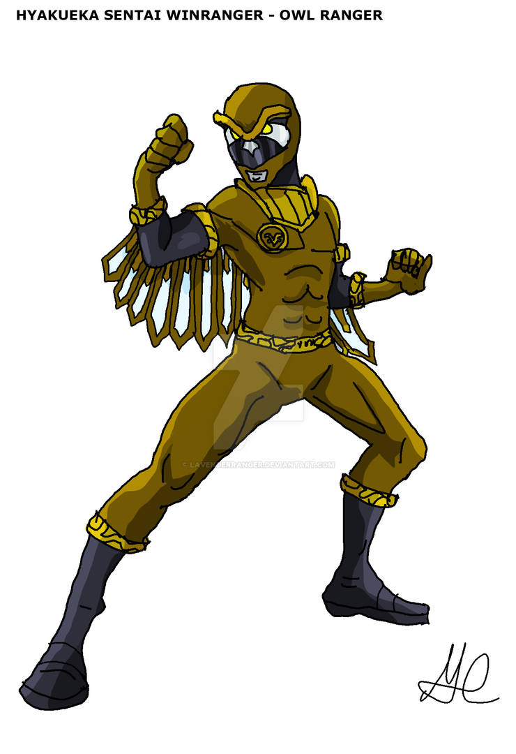 Winranger Owl Ranger by LavenderRanger on DeviantArt
