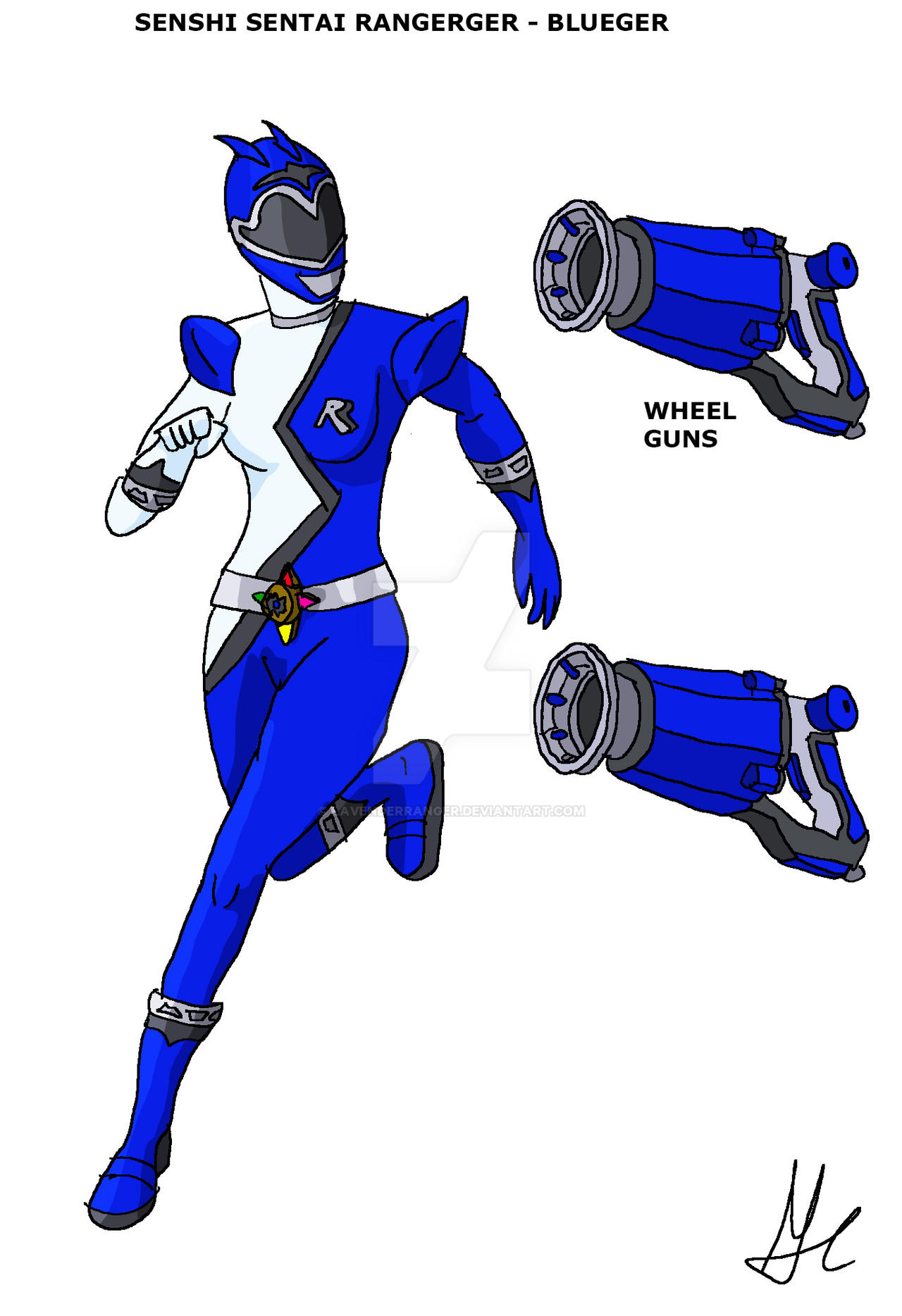 Sentai Renger Boo Boo Senshi Sentai Rangeger - Bueger by LavenderRanger on DeviantArt