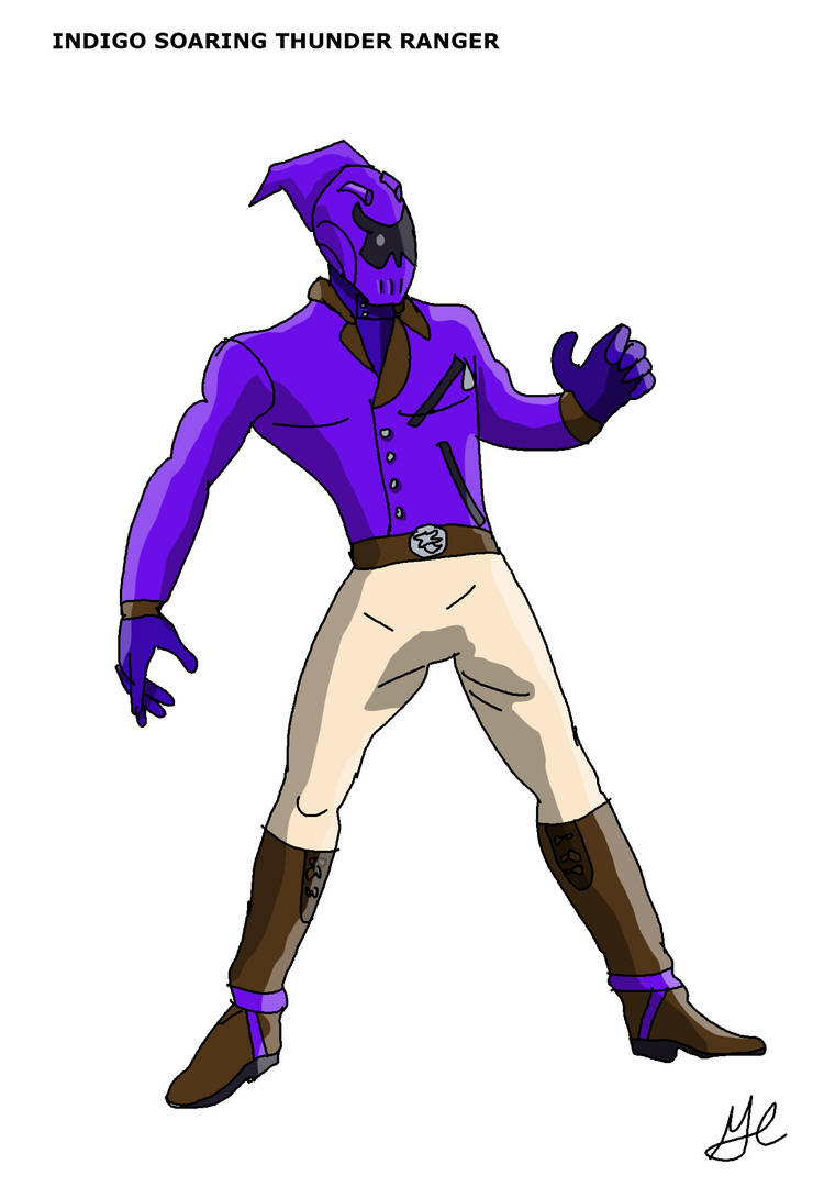Indigo Soaring Thunder Ranger by LavenderRanger on DeviantArt