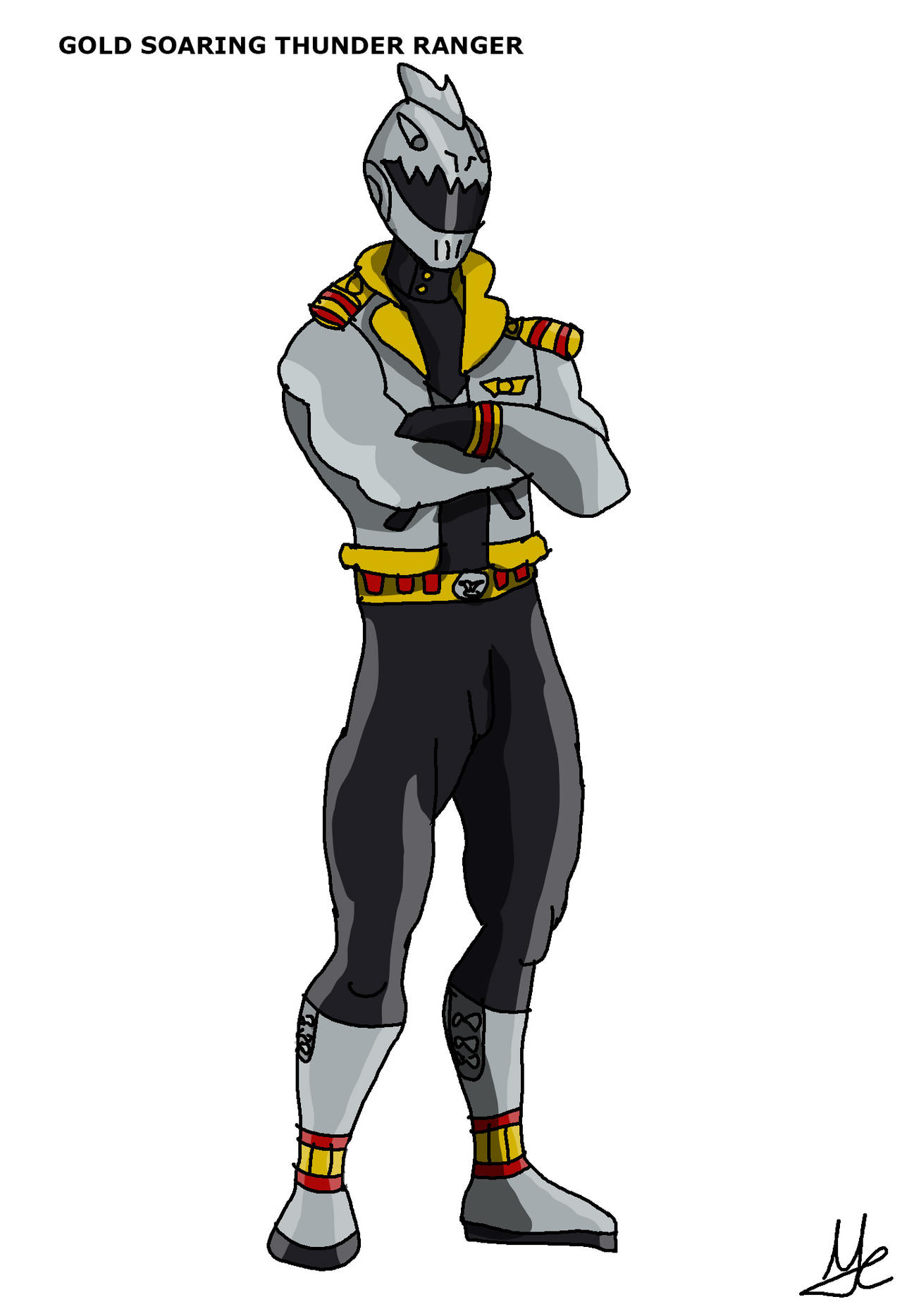 Silver Soaring Thunder Ranger by LavenderRanger on DeviantArt