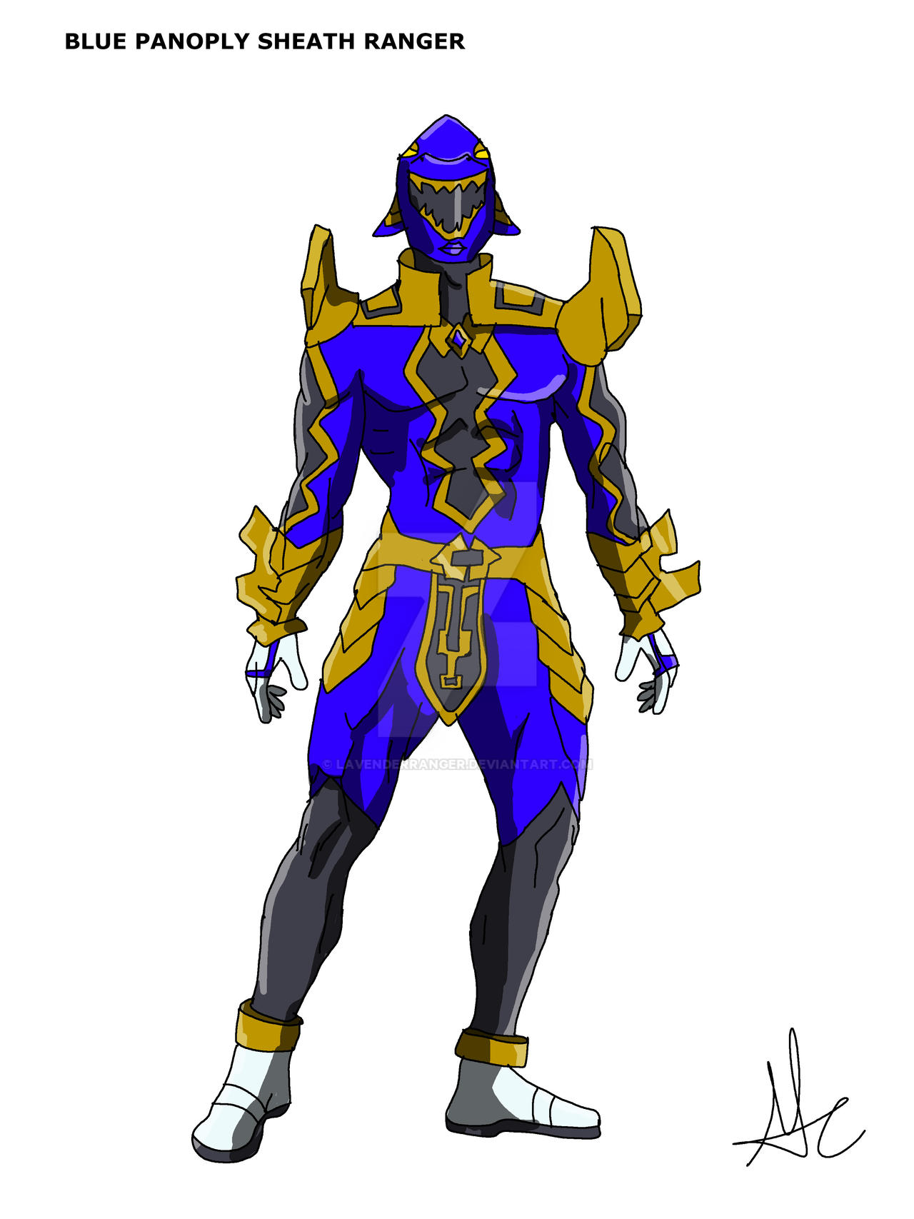 Blue Panoply Ranger by LavenderRanger on DeviantArt