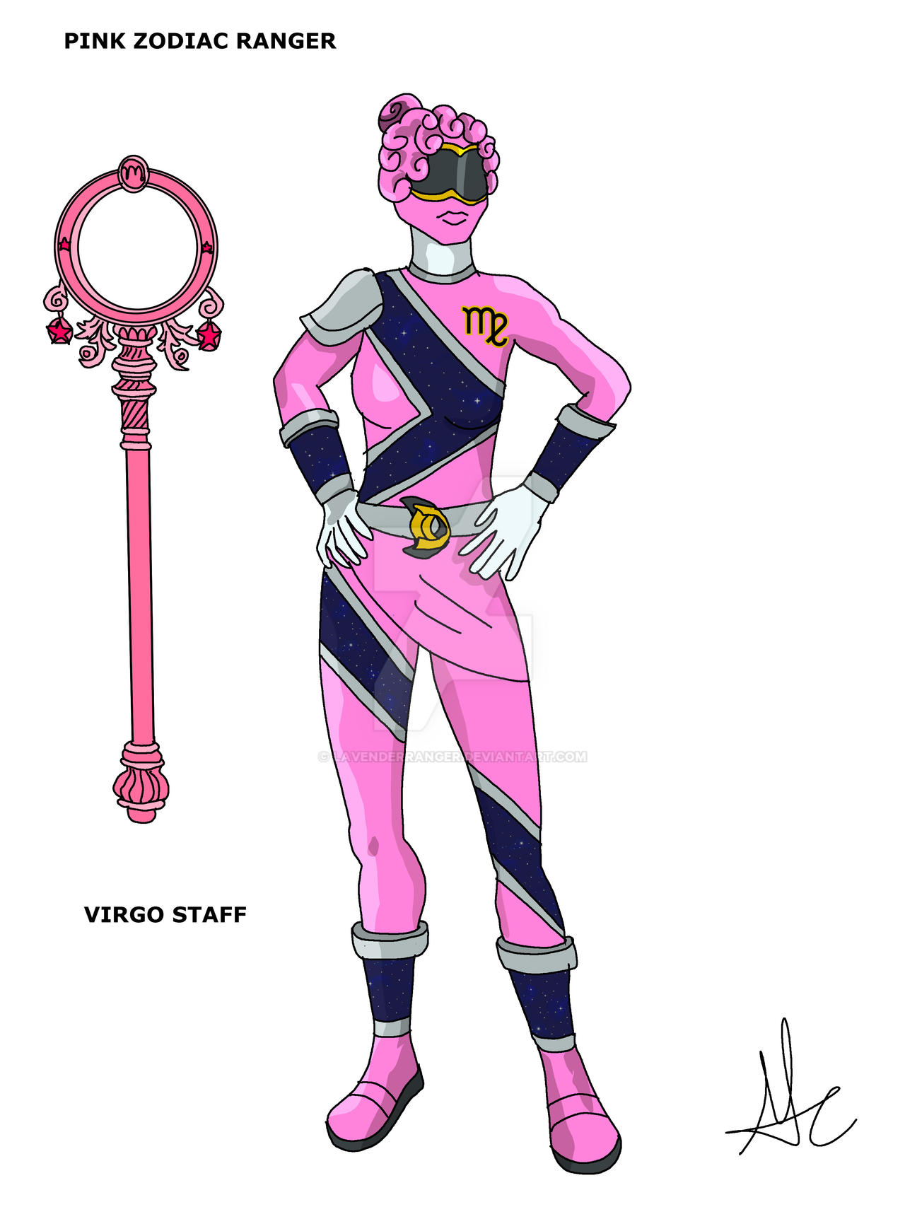 Pink Zodiac Ranger by LavenderRanger on DeviantArt