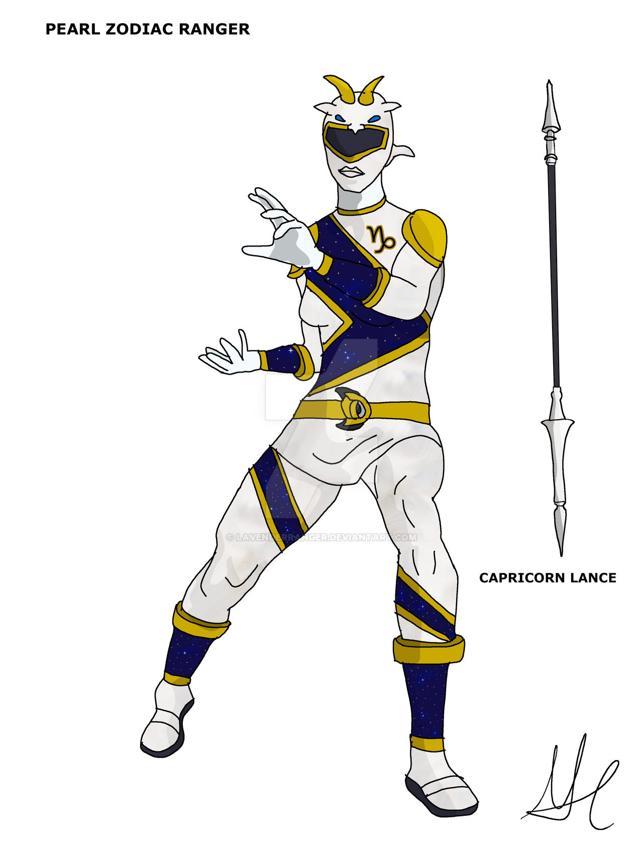 Pearl Zodiac Ranger by LavenderRanger on DeviantArt