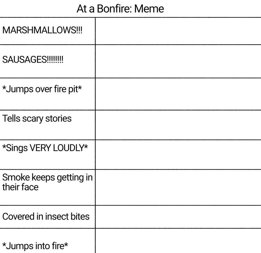 Bonfire Template by lemonicarus on DeviantArt