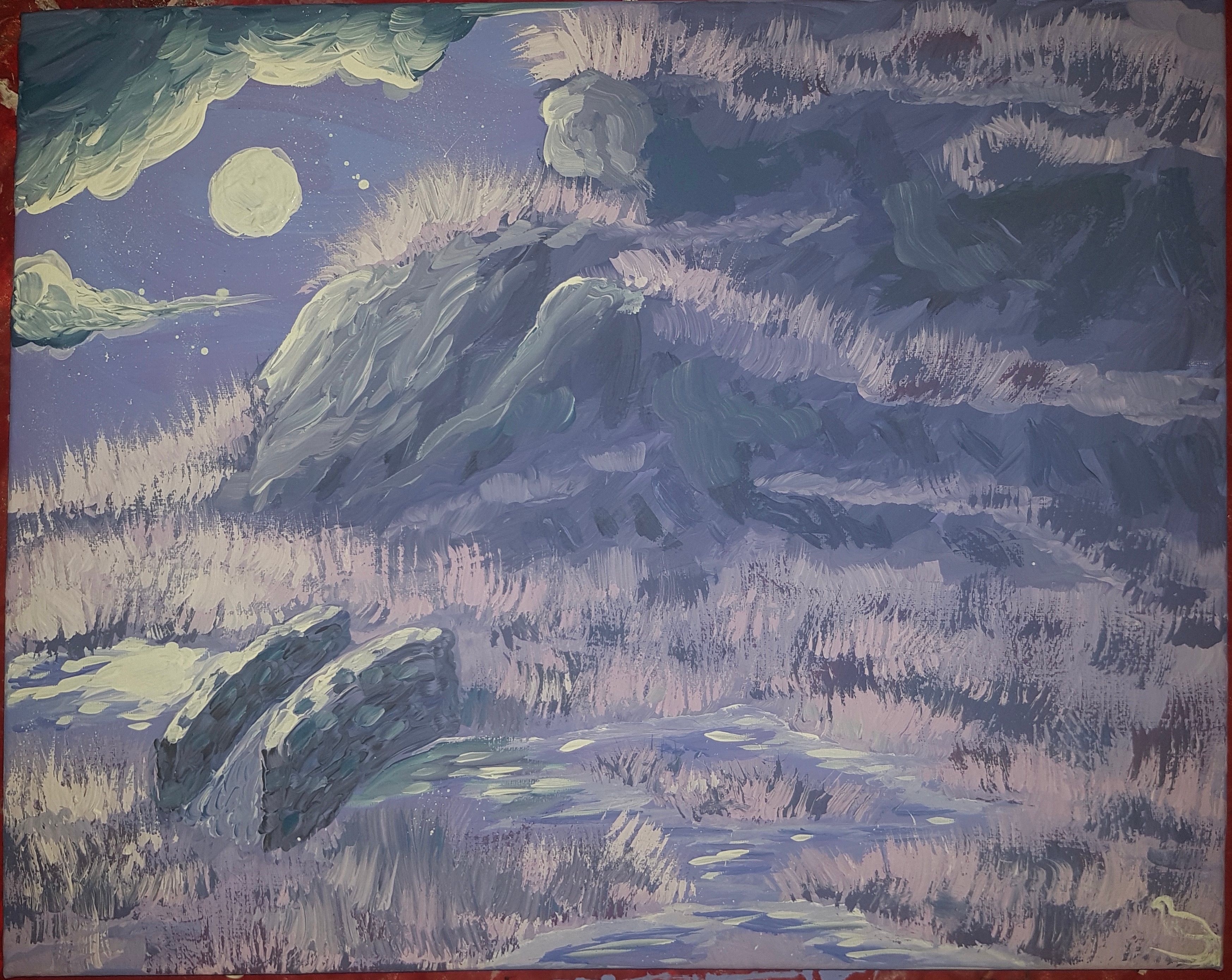Lavender Shroud of the Night