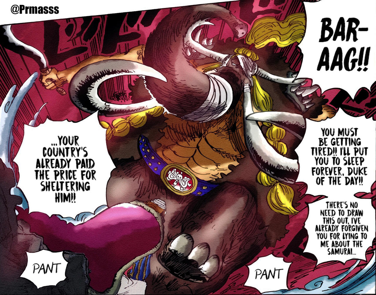 One Piece Chapter 1023 Coloring Jack's Hybrid Form by prmas on DeviantArt